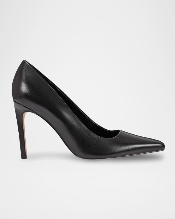 Marc Fisher LTD Yalina Suede Block Heel Pumps Neiman Marcus
