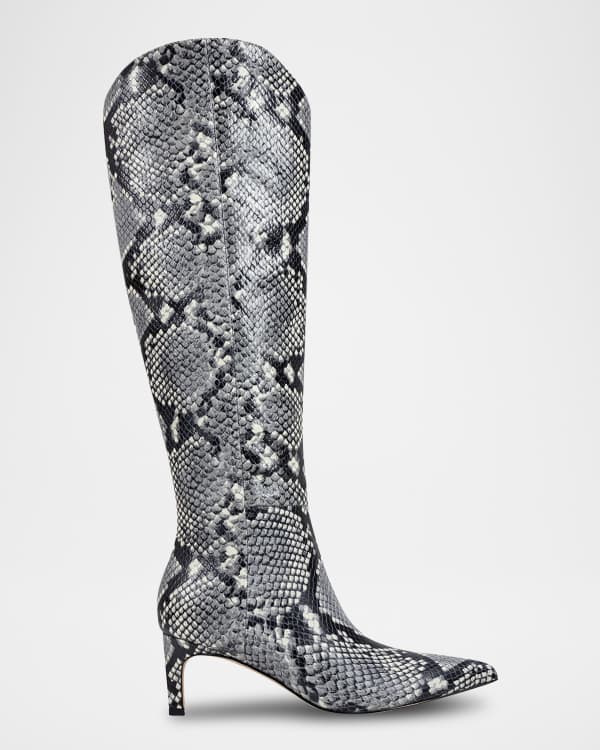 Tory burch snakeskin boots 2025