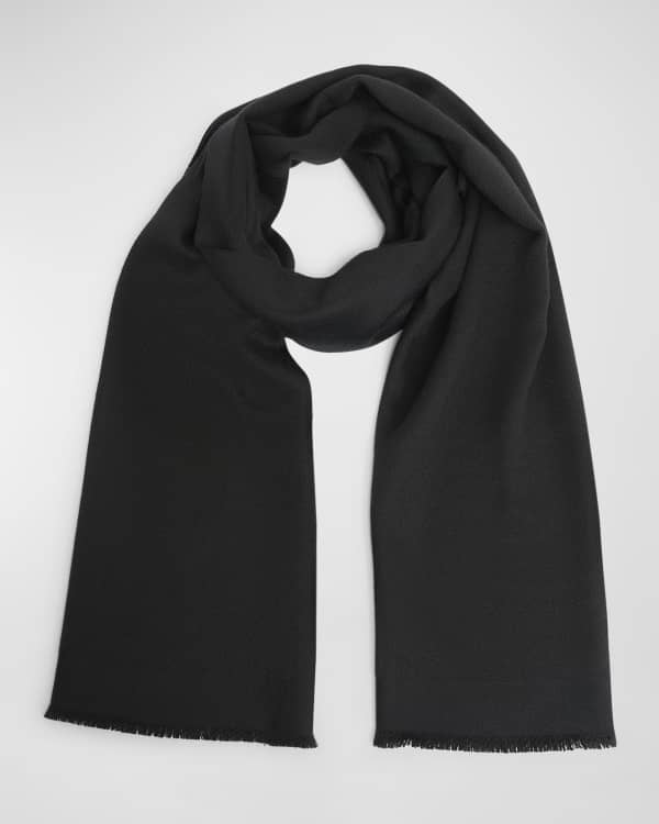 Fendi FF Triangle Fringe Scarf Neiman Marcus