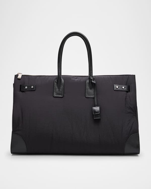 Saint Laurent Men's Nuxx Quilted Leather Duffel Bag | Neiman