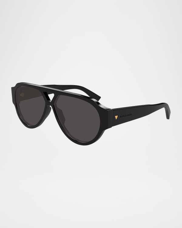 BOTTEGA VENETA　 unisex　(ladies　men's) Bottega Veneta Men's Acetate Rectangle Sunglasses | Neiman