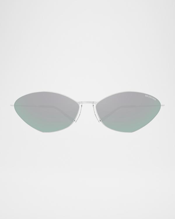 Balenciaga BB Black & White Tortoiseshell Acetate Cat-Eye  display picture 1