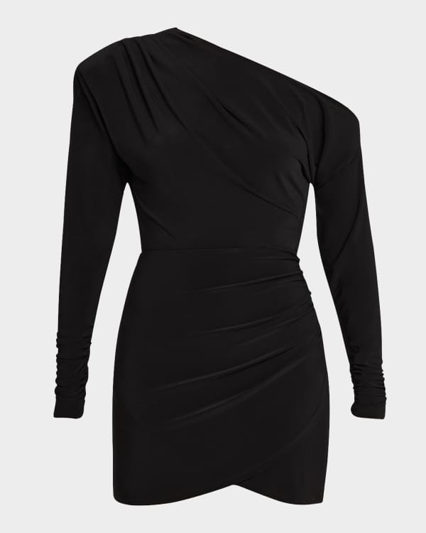 Ronny Kobo Ranielle Strapless Twill Suiting Mini Dress Neiman Marcus