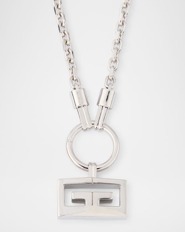 CHITO ネックレス Givenchy x Chito Men's Dog Puzzle Tag-Effect Pendant Necklace