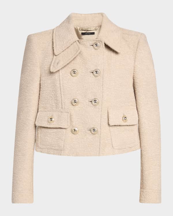 Valentino Garavani Open Front Floral Lace Cape | Neiman Marcus