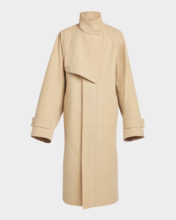 dunhill Men's Bonded Wool Trench Coat | Neiman Marcus