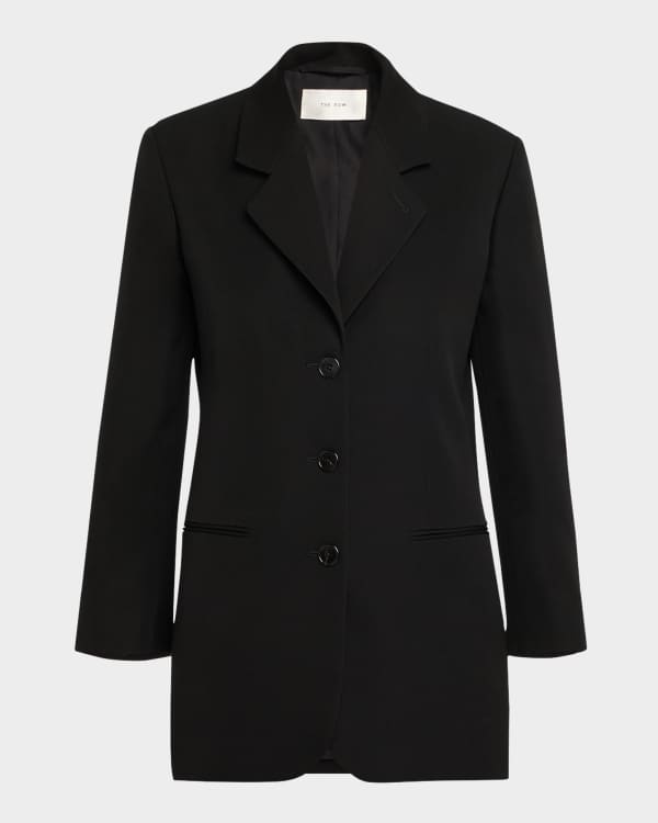 THE ROW Garthel Single-Breasted Cashmere Coat | Neiman Marcus