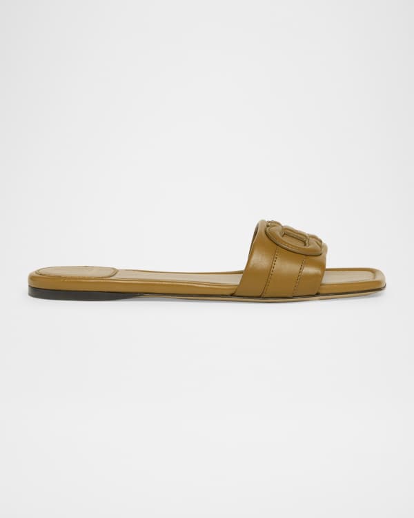 Burberry English Icons Vintage Check Slide Sandals Neiman Marcus