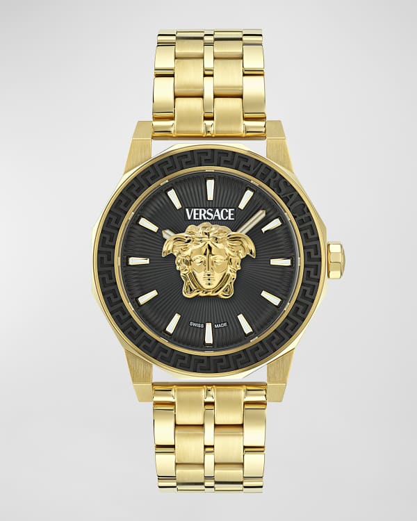 Versace Men s Aion Chronograph Two Tone Bracelet Watch 45mm Neiman Marcus