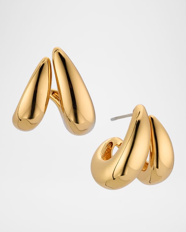Gas Bijoux Liane Hoop Earrings in Gold