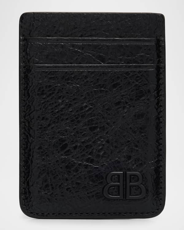 Balenciaga Men's Cash iPhone Magnet Card Holder | Neiman Marcus