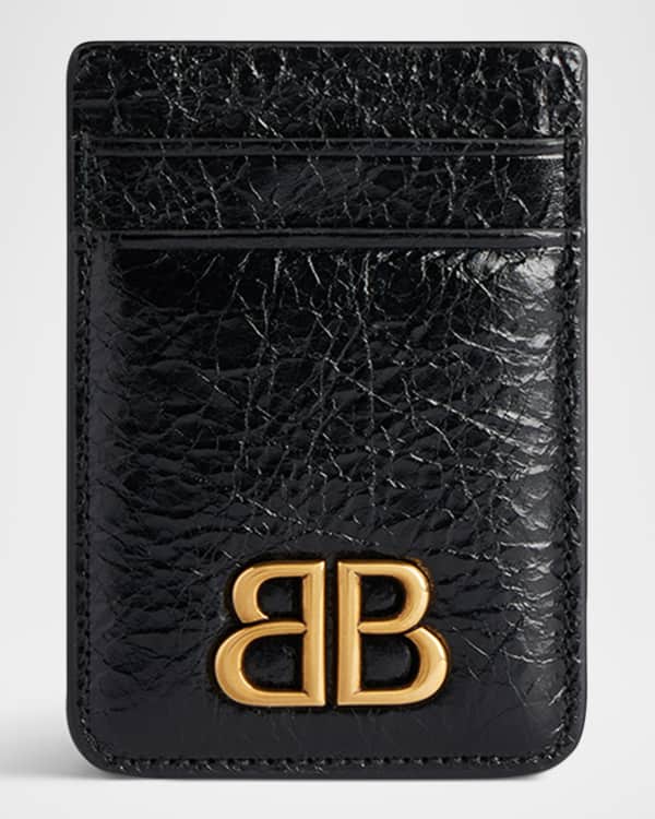 Balenciaga Cash Card Holder Metallized | Neiman Marcus