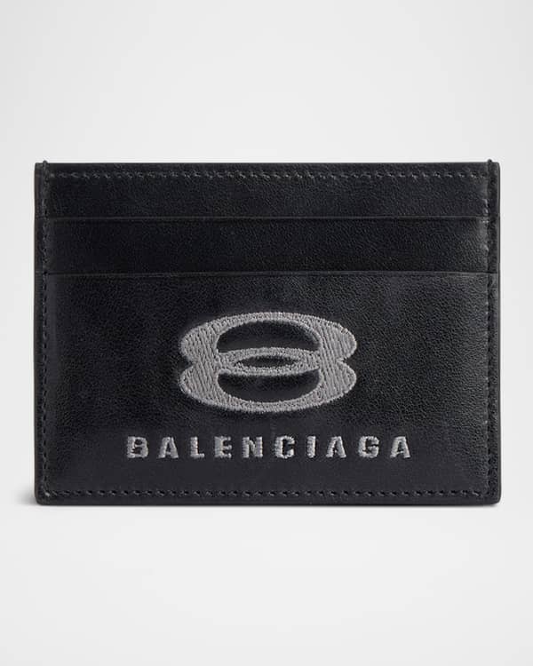 Balenciaga Men's Bifold Leather Wallet | Neiman Marcus