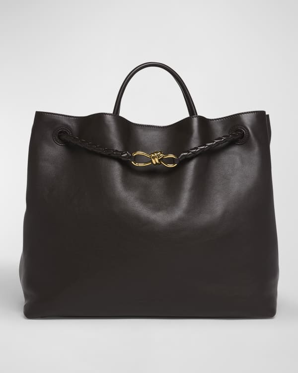 THE ROW Alexia Tote in Saddle Leather | Neiman Marcus