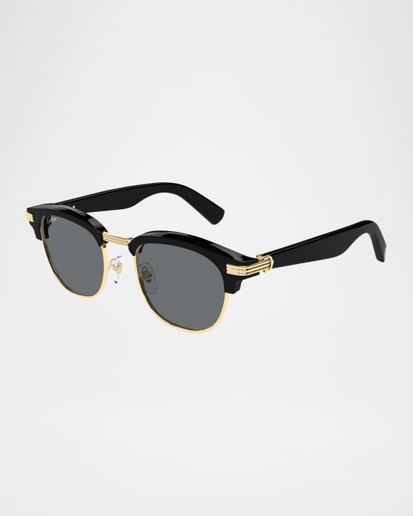 Men's CT0550SM Metal Rectangle Sunglasses