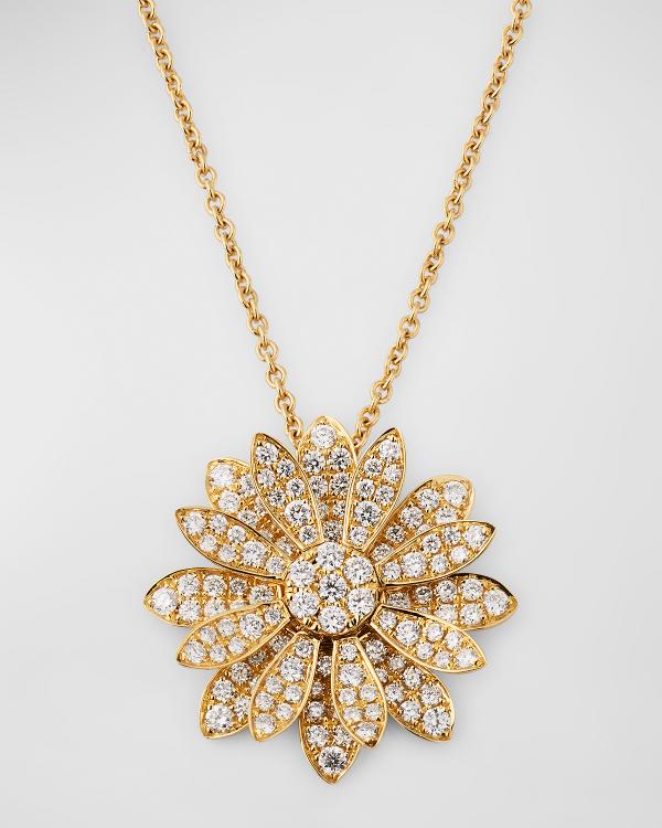 Roberto Coin 18K Gold Ruby Pendant Necklace with Diamond Halo | Neiman ...