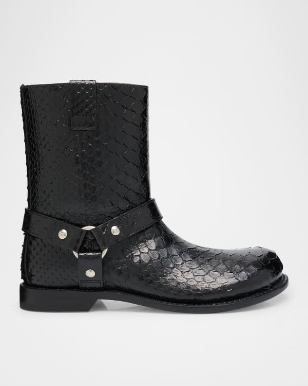 Loewe Sierra Suede Lace-Up Combat Boots | Neiman Marcus