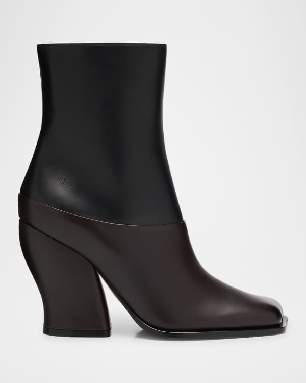 Dries Van Noten Floral Zip Ankle Boots Neiman Marcus