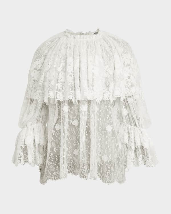 Dolce & Gabbana White Floral Wool Lace Vest Tank Top