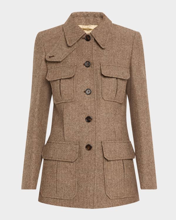 ジャケット Chloe Military Style Jacket Multi Pocket Jacket | CHLOÉ | elysewalker