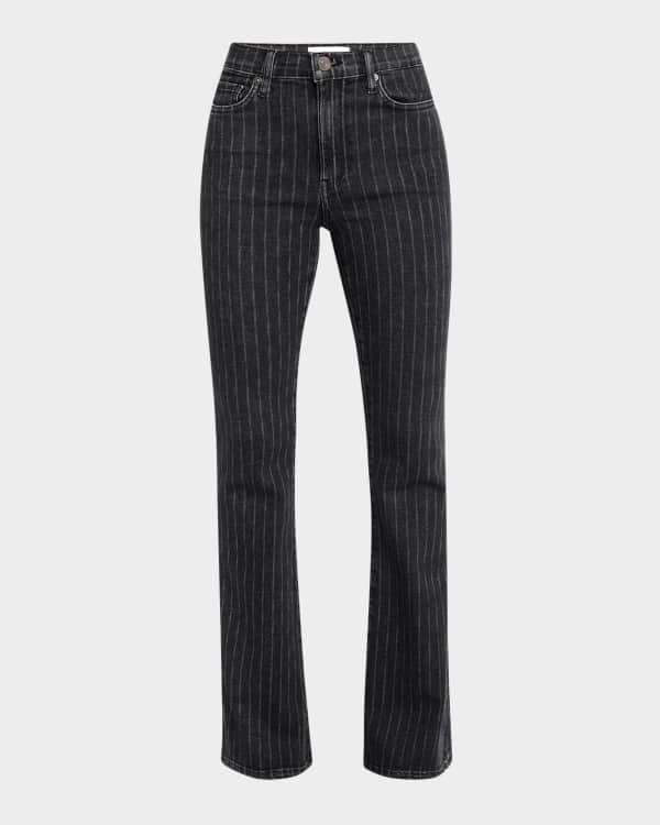 FRAME Le Easy Flare Stripe Jeans Neiman Marcus