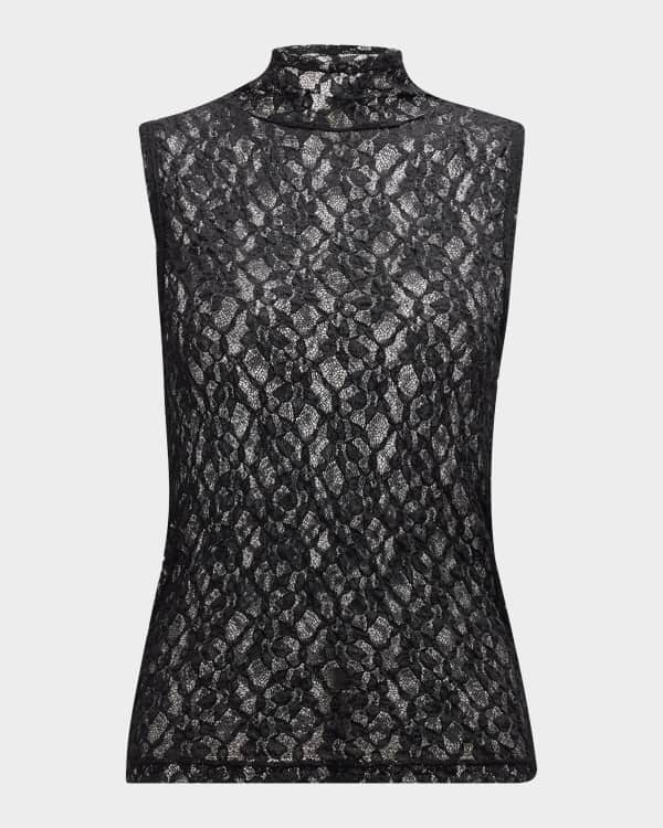Derek Lam 10 Crosby Raissa Floral Lace Top | Neiman Marcus