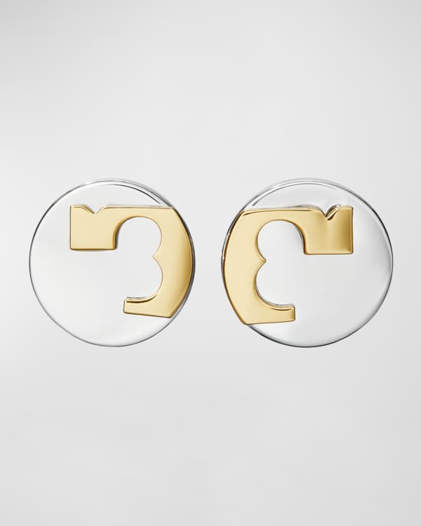 Tory Burch Small Kira Clover Enamel Stud Earring Neiman Marcus