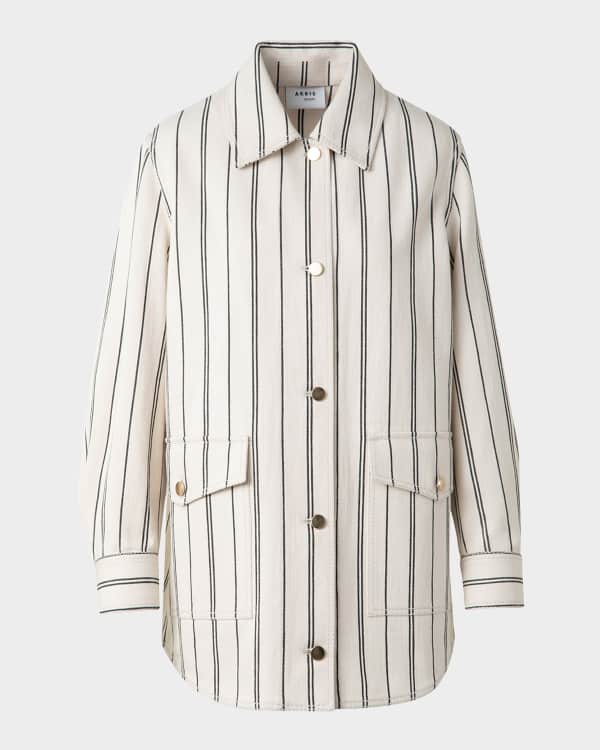 Giorgio Armani Cashmere-Blend Zip-Up Knit Jacket | Neiman Marcus