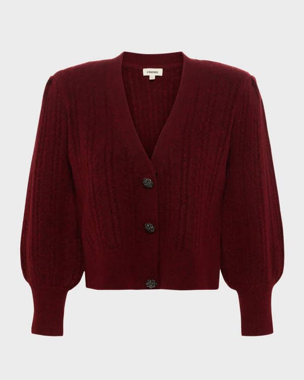 Diamond Cardigan Villi Sand Brown