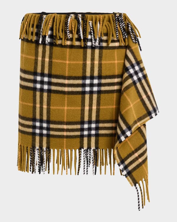 Burberry Brielle Double Breasted Mini Trench Skirt Neiman Marcus