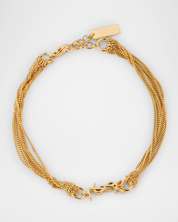 Ysl gold bracelet on sale