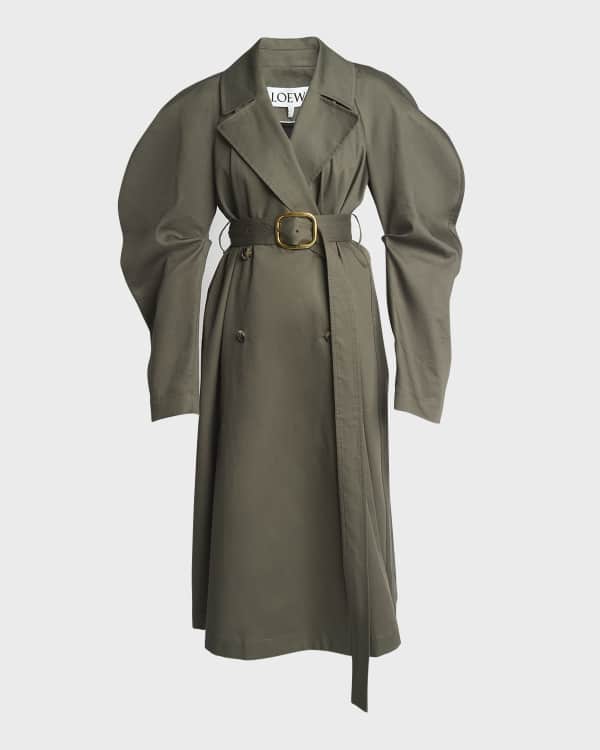 Loewe Oversized Single Breasted Wool Cashmere Coat Neiman Marcus