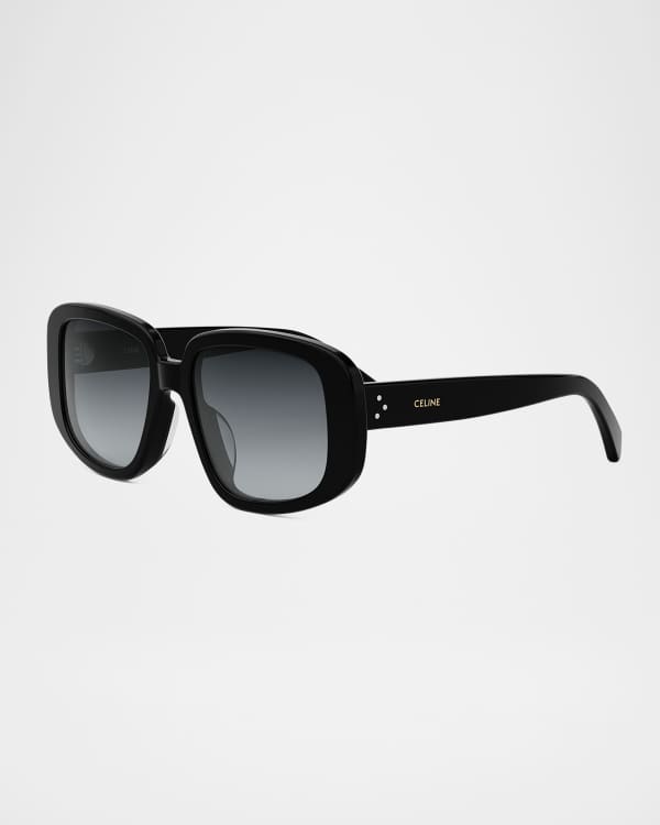 Celine Triomphe Square Acetate Sunglasses Neiman Marcus