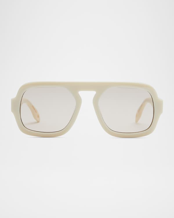Elisa Johnson Jane Mini Acetate Aviator Sunglasses | Neiman