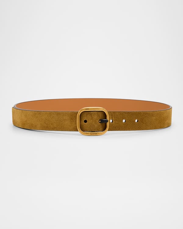 Arrow Reversible Leather Buckle Belt
