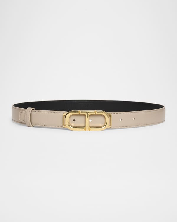 Burberry Check Mixed Media Belt Neiman Marcus