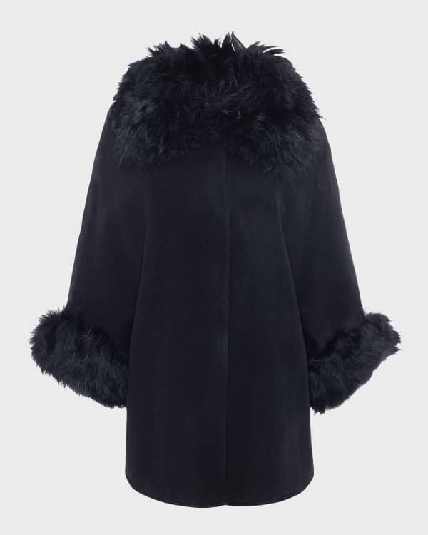 Pucci Colorblock Knit Cape | Neiman Marcus