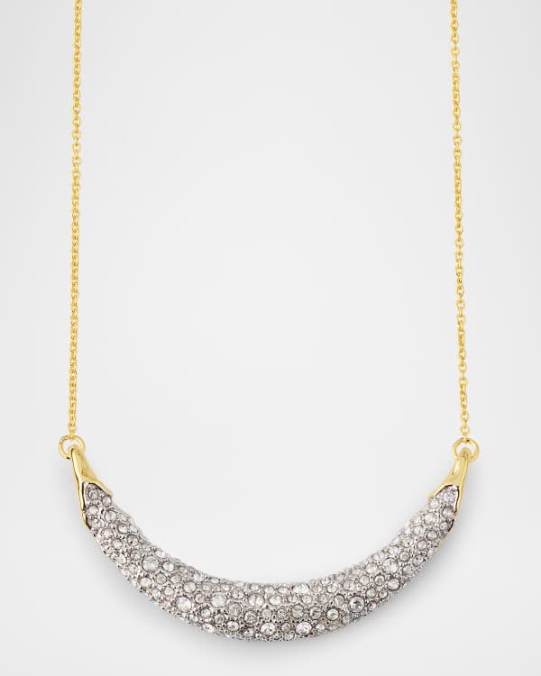 Metal bib necklace best sale