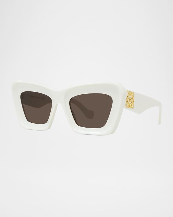 Loewe Anagram Metal Cat-Eye Sunglasses | Neiman Marcus