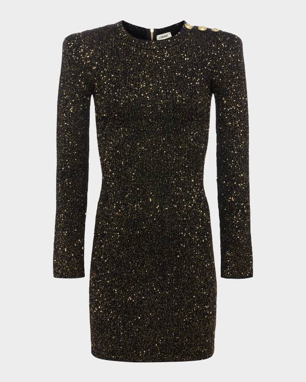 Acler Theodore Long-Sleeve Mini Dress | Neiman Marcus
