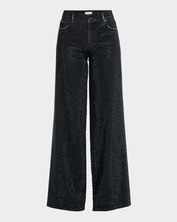Jean Large Alice + Olivia TRISH - Taille 25, Multicolore, Neuf Avec Étiquettes (Prix D'origine 795€)
