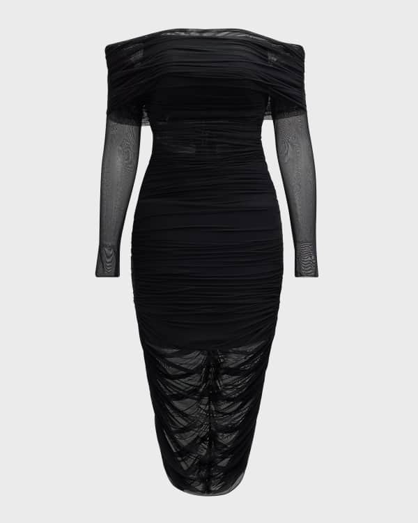 Alice Olivia James Fitted Scoop Neck Dress Neiman Marcus