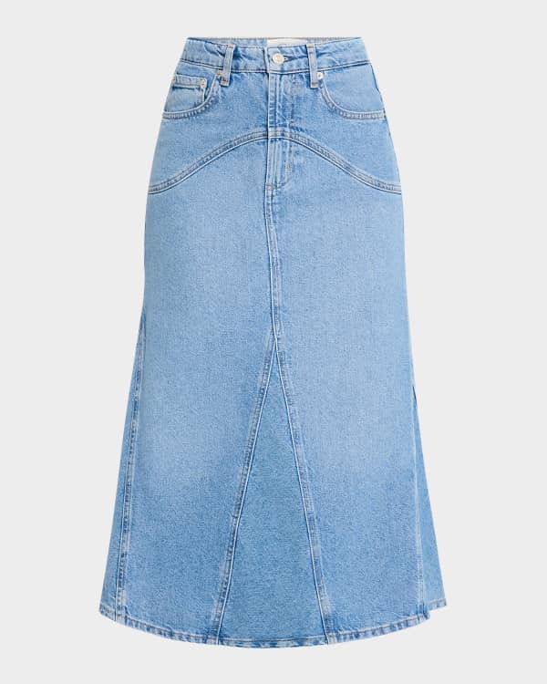 G-Star Denim A-Line Wrap Maxi Skirt | Neiman Marcus
