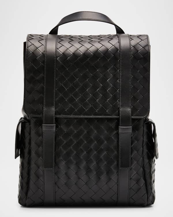 Alexander McQueen Men s Four Ring Leather Backpack Neiman Marcus