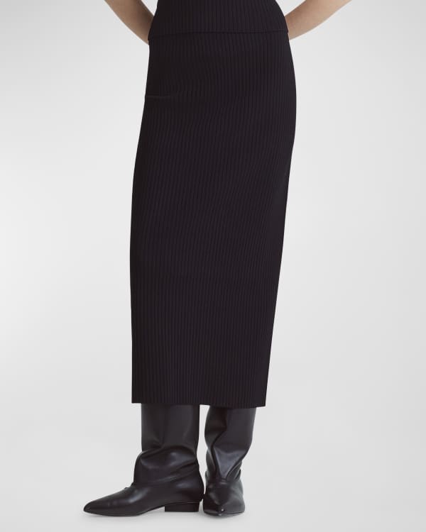Erdem Lace Embellished Cable Knit Midi Fishtail Skirt Neiman Marcus
