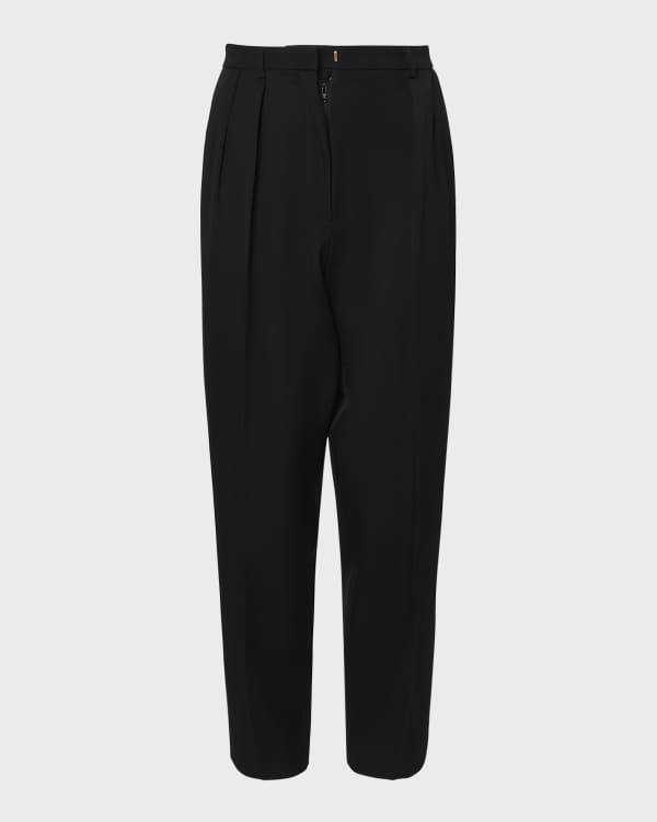 パンツ Khaite Maris' Black Polyester Blend Pants Khaite 'maris' Black Polyester Blend Pants | italist, ALWAYS