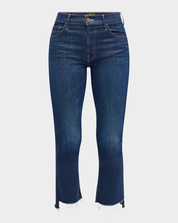 MOTHER The Insider Double-Double Hover Jeans | Neiman Marcus
