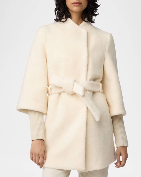 Soia Kyo Rooney Layered Wool Coat Neiman Marcus