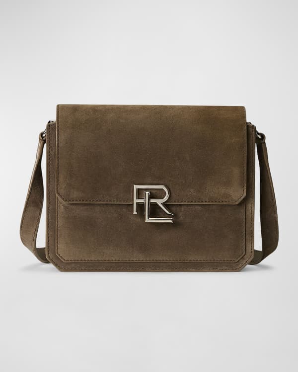 Ralph Lauren Collection Welington Buckle Mix Leather Crossbody Bag Neiman Marcus