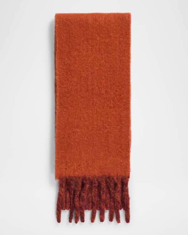 【関税＆送料込み】Burberry Knight Solid Scarf BNWT Burberry Equestrian Knight Wool Scarf Lilac Purple Wrap